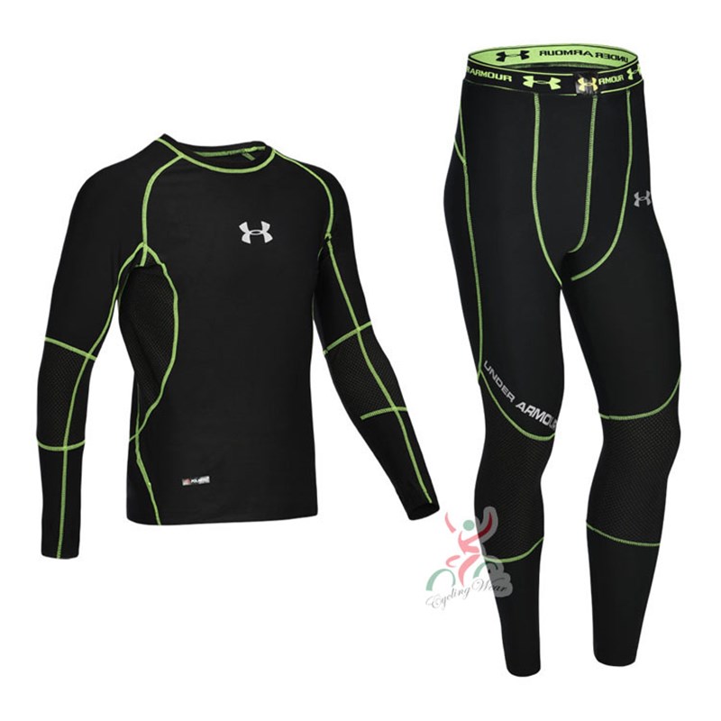 2013 UA Under Armour thermal Cycling underwear sets Men riding fleece