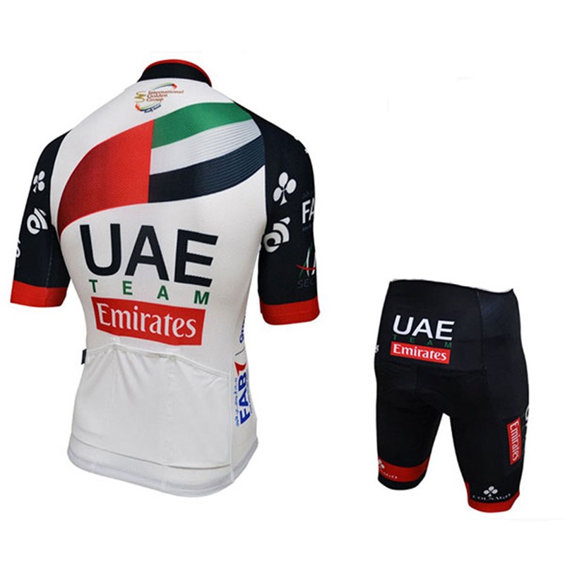 2018 UAE Cycling Jersey Short Sleeve Maillot Ciclismo and Cycling