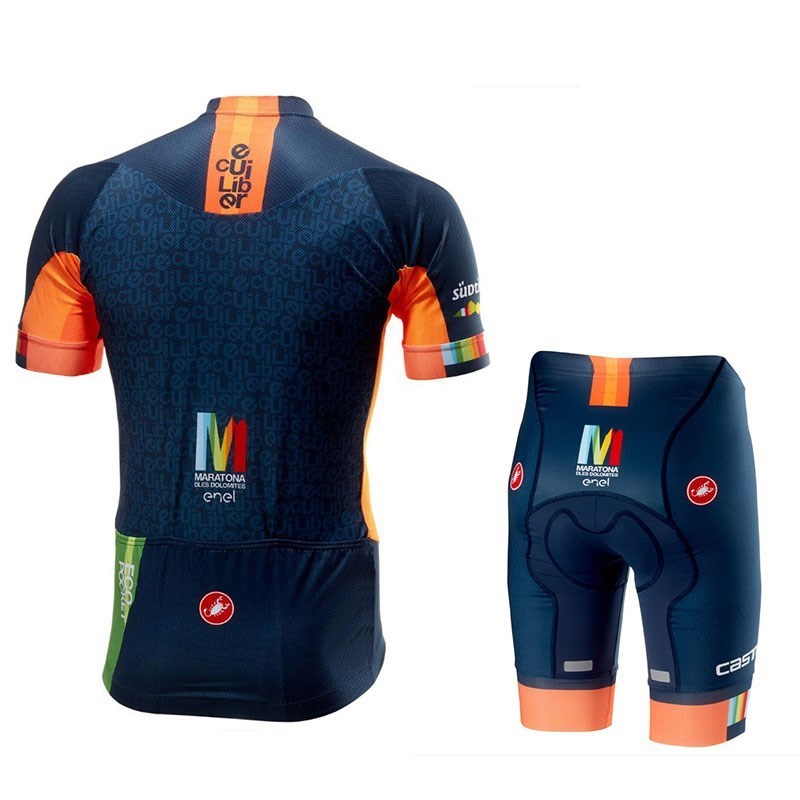 2018 Castelli MARATONA DLES DOLOMITESENEL Cycling Jersey Short Sleeve